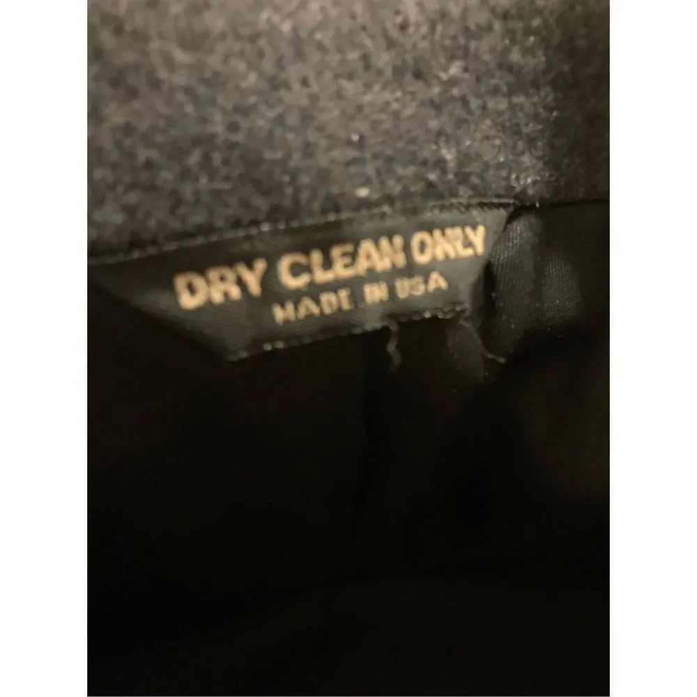 Vintage Bill BLASS Charcoal Gray Cashmere Button Down Blazer‎ Men’s 42